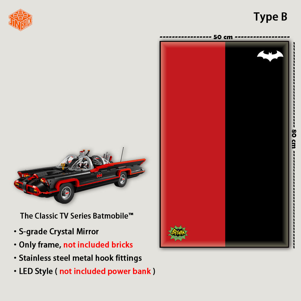 Wall Display frame For LEGO Batman™ 76328 The Classic TV Series Batmobile™