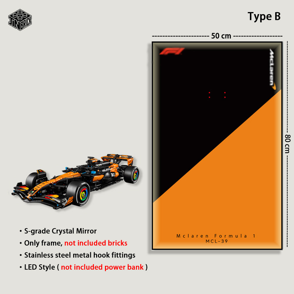 Display frame For LEGO® Technic™ 42228 McLaren MCL39 F1® Car