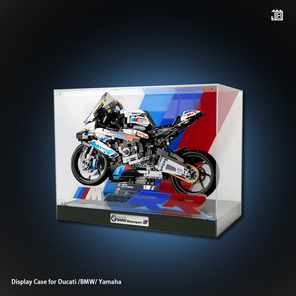 【Premium】Display Case For LEGO 42159 Yamaha / 42202 Ducati / 42130 BMW