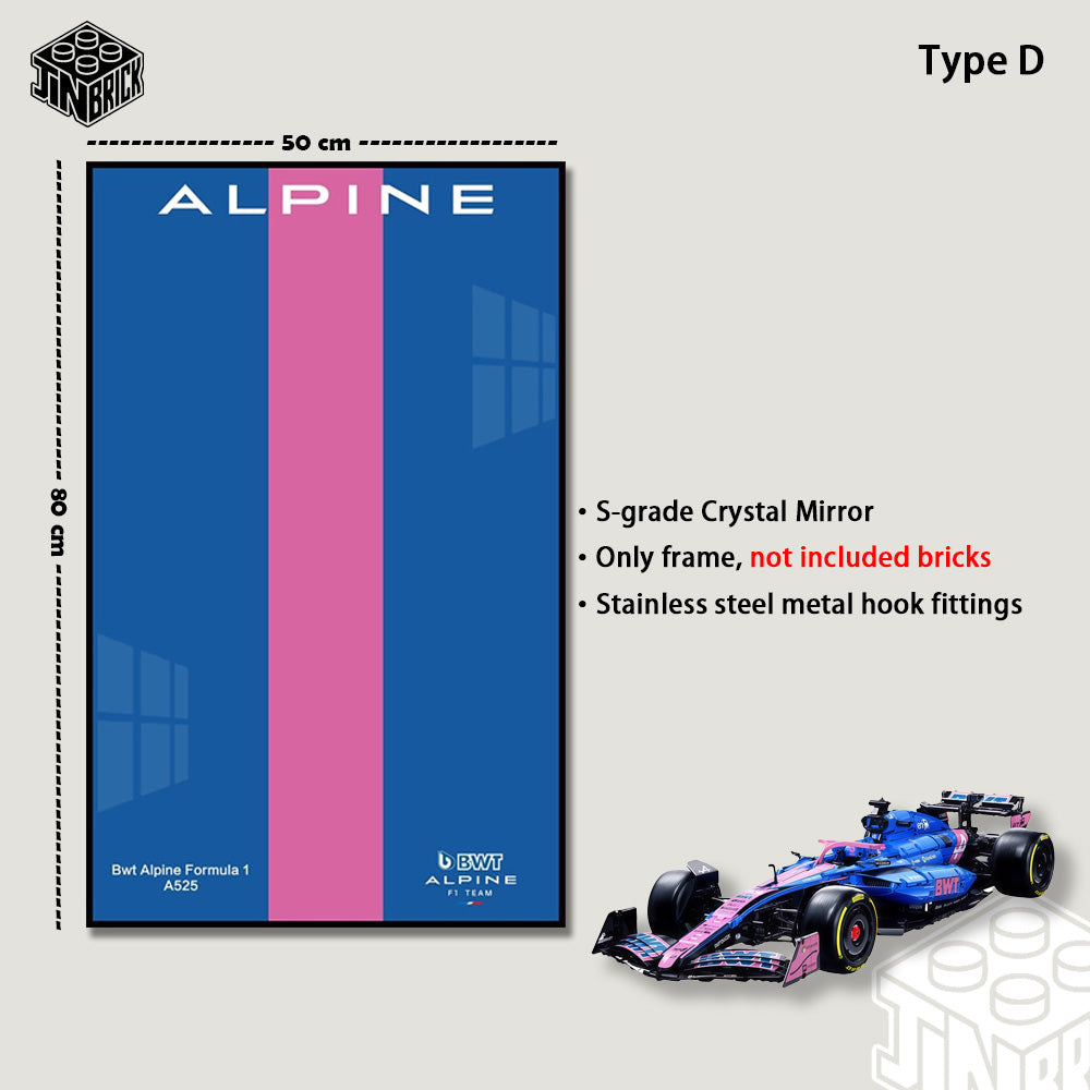 Wall Frame For CADA C64012 BWT Alpine Formula one Team A525