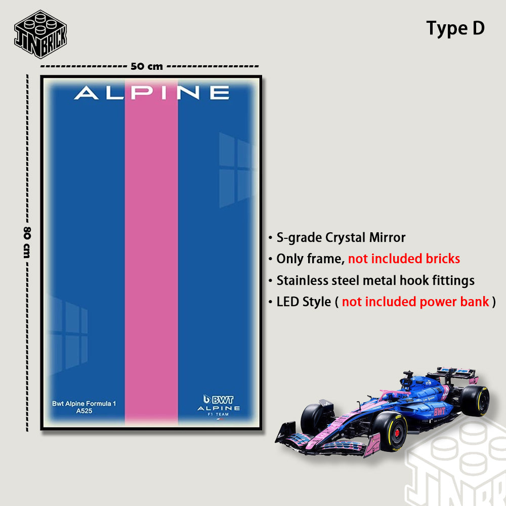 Wall Frame For CADA C64012 BWT Alpine Formula one Team A525