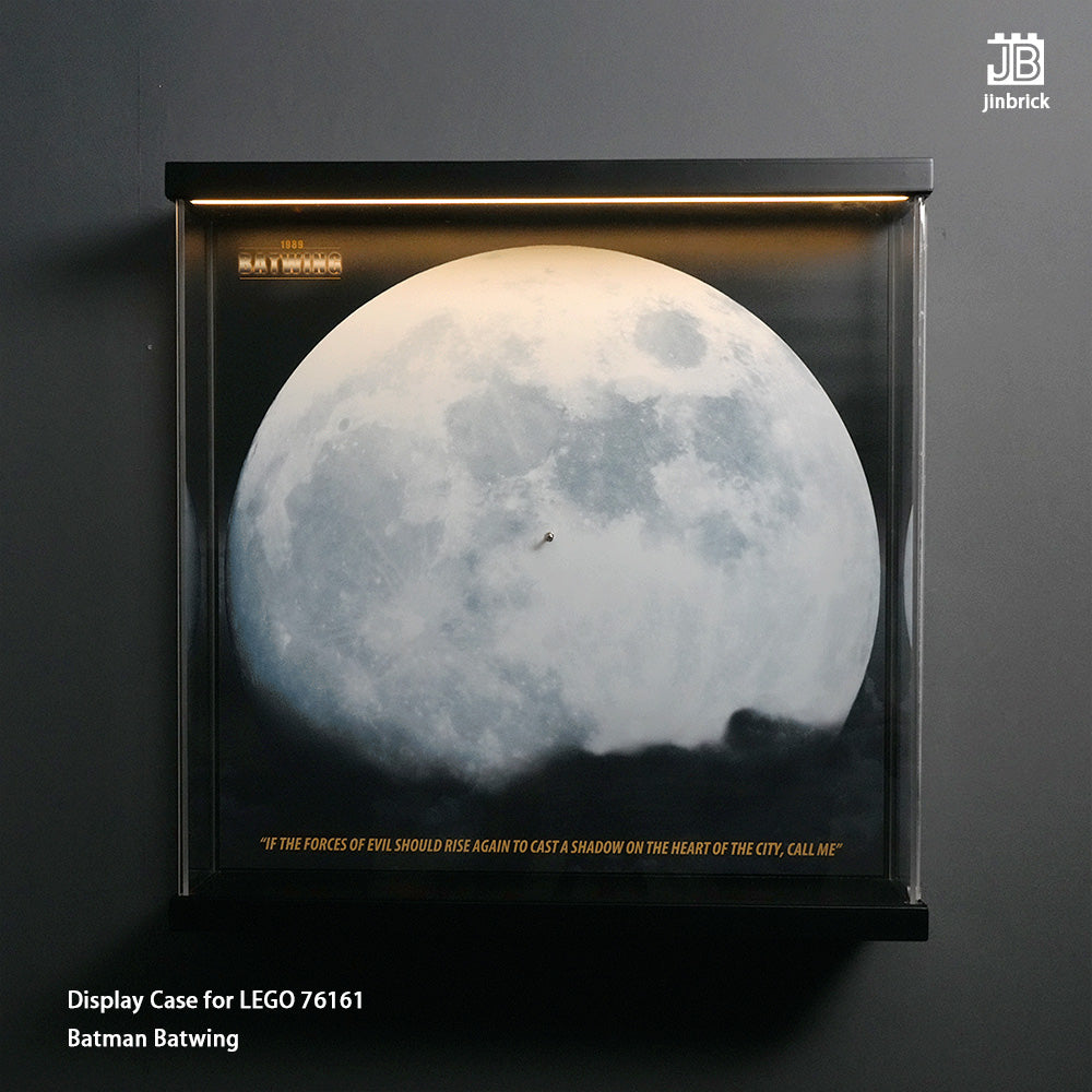 【Premium】Lighting Display Case for LEGO 76161 Batman Batwing