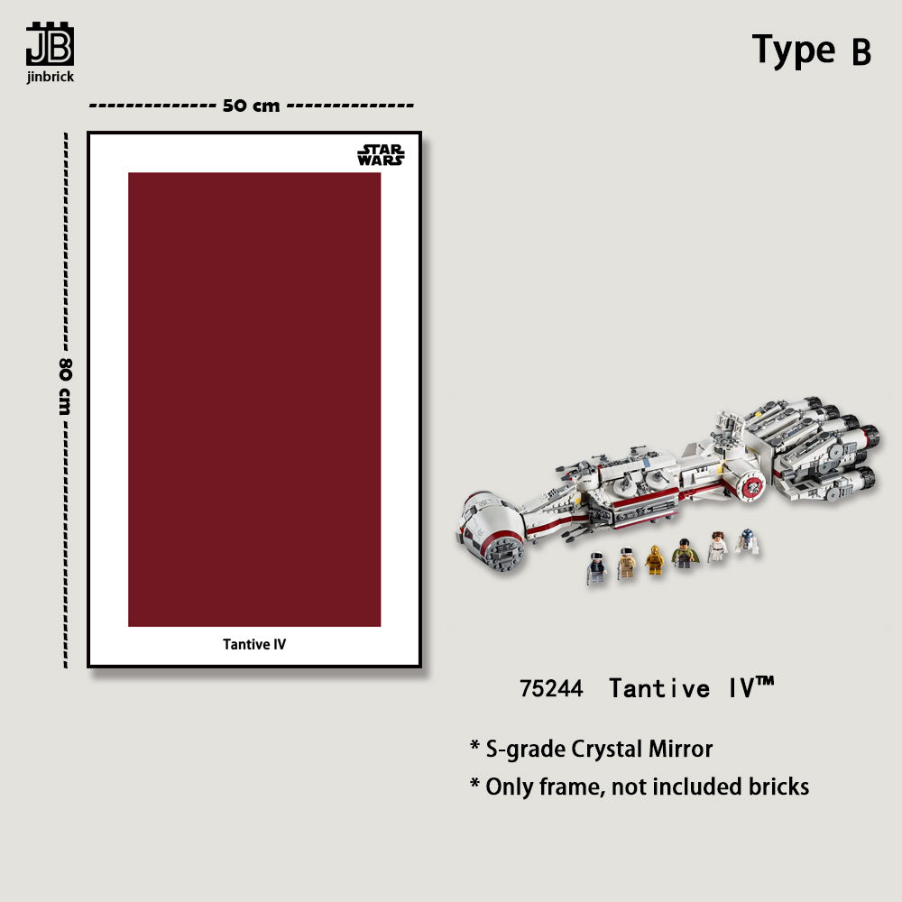 Wall frame for LEGO® Star Wars™ 75244 Tantive IV™