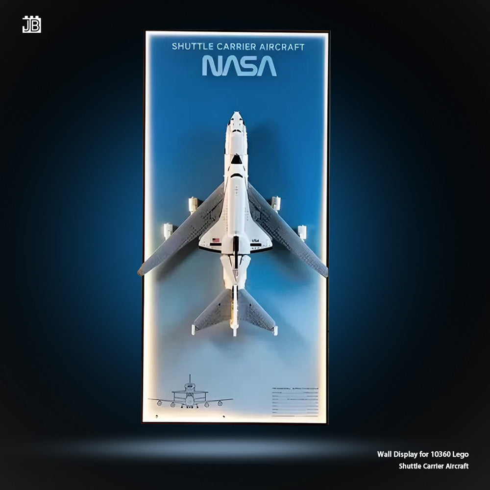 Wall Display for 10360 LEGO®NASA Shuttle Carrier Aircraft