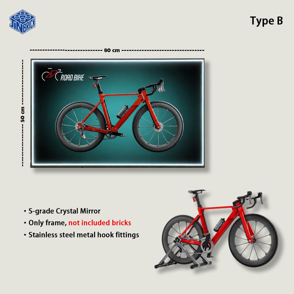 Wall Display Frame For LEGO  Icons 11380 Road Bike