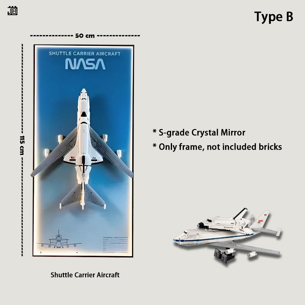 Wall Display for 10360 LEGO®NASA Shuttle Carrier Aircraft