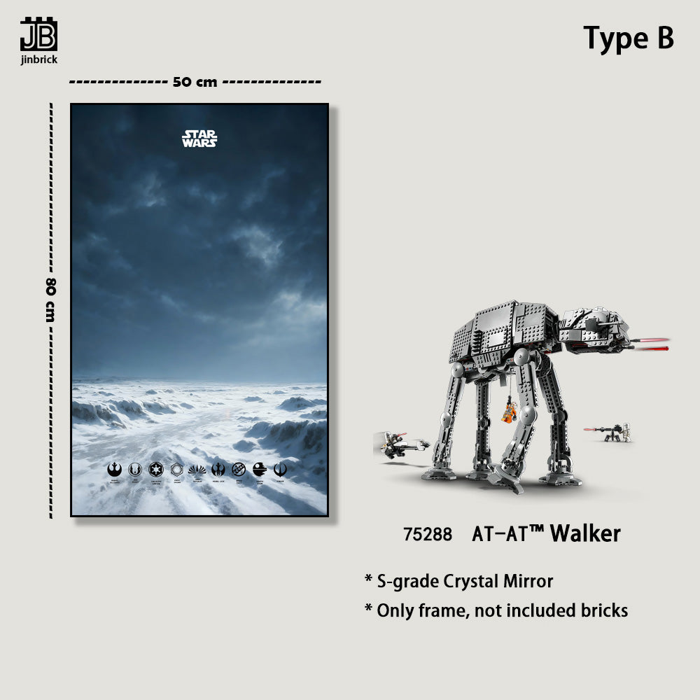 Display frame For Lego 75288 Star Wars AT-AT™ Walker