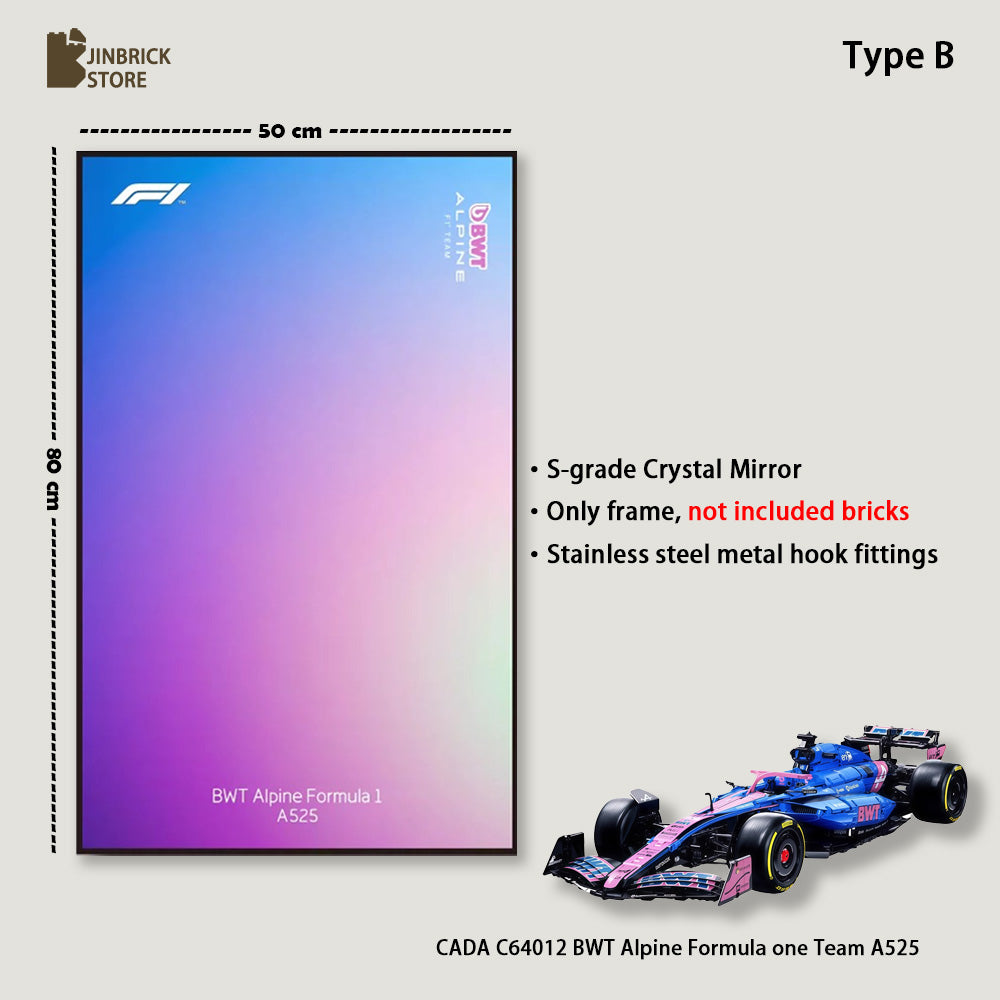 Wall Frame For CADA C64012 BWT Alpine Formula one Team A525