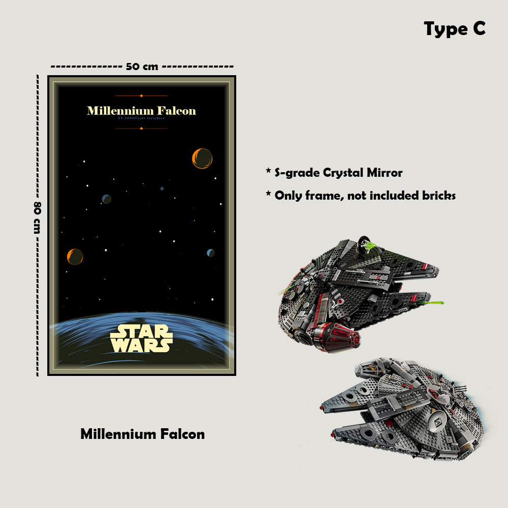 Display Frame For LEGO® Star Wars™ Millennium Falcon™ 75389/75257/75105
