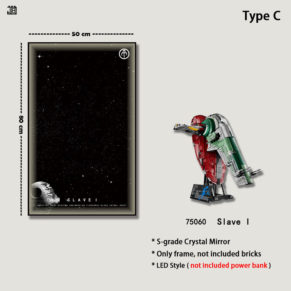 Wall frame for LEGO® Star Wars™ USC 75060 Slave I