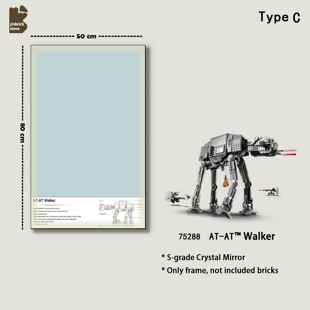 Display frame For Lego 75288 Star Wars AT-AT™ Walker