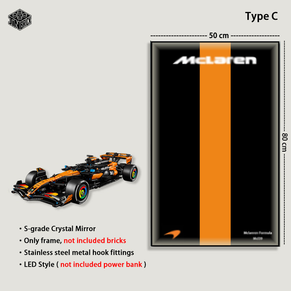 Display frame For LEGO® Technic™ 42228 McLaren MCL39 F1® Car