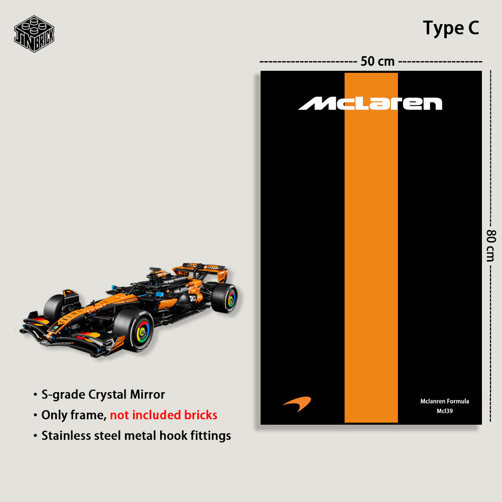 Display frame For LEGO® Technic™ 42228 McLaren MCL39 F1® Car