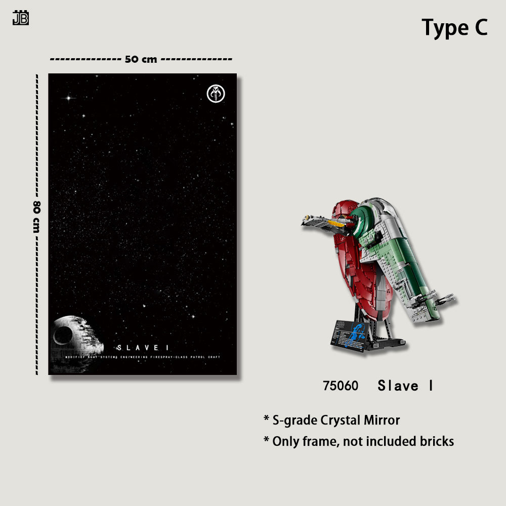 Wall frame for LEGO® Star Wars™ USC 75060 Slave I