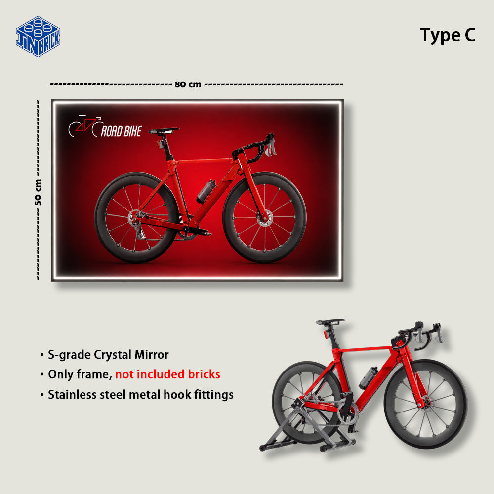 Wall Display Frame For LEGO  Icons 11380 Road Bike