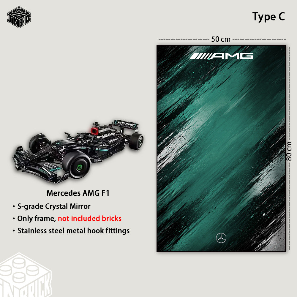 Display Frame for LEGO® Technic 42171 Mercedes-AMG F1 W14 E