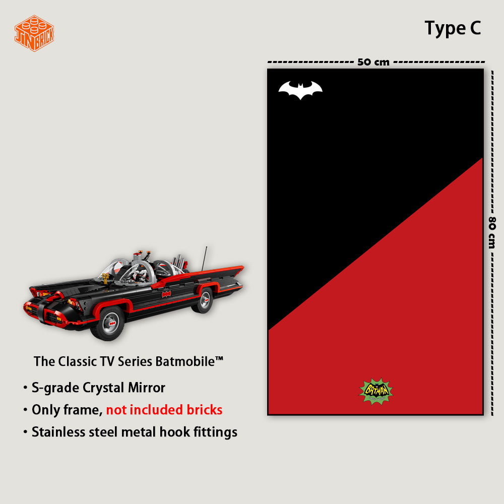 Wall Display frame For LEGO Batman™ 76328 The Classic TV Series Batmobile™