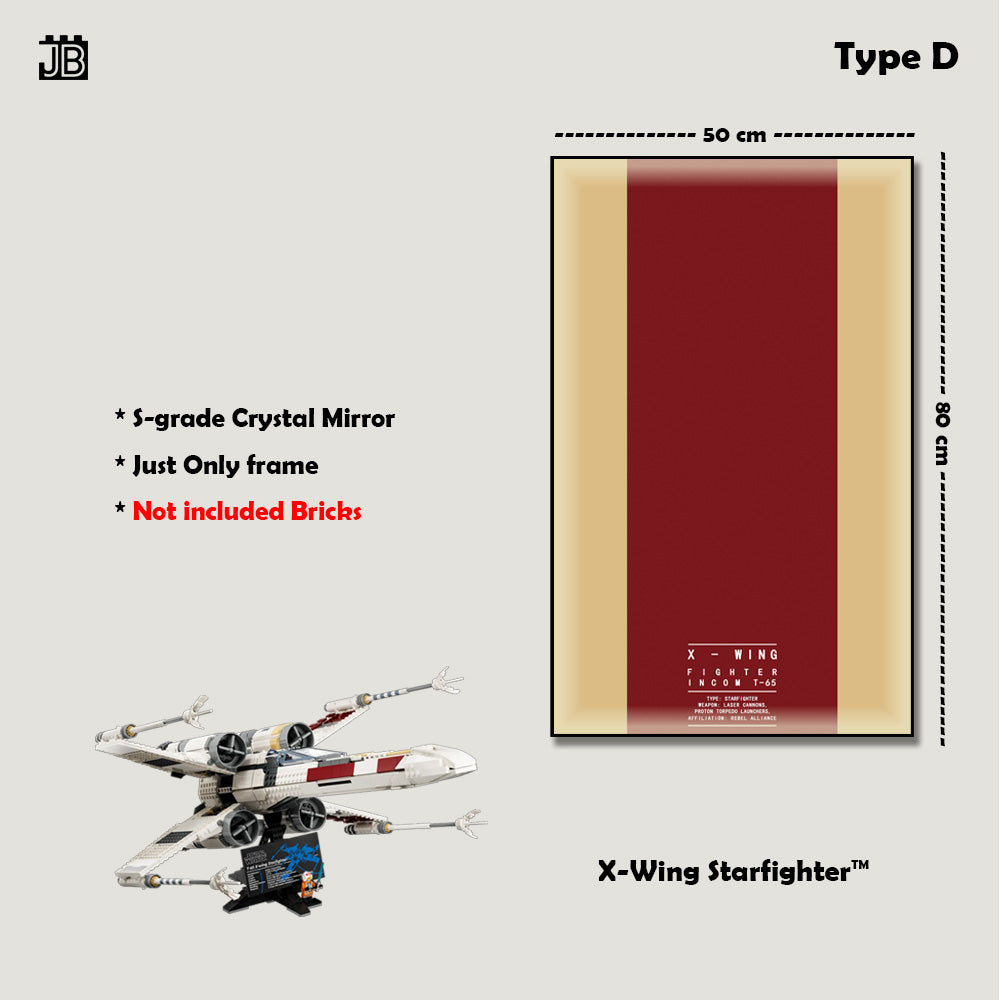 Display Frame For 75355 MATERIAL LEGO® Star Wars™ UCS X-Wing Starfight
