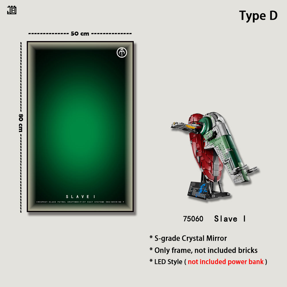 Wall frame for LEGO® Star Wars™ USC 75060 Slave I