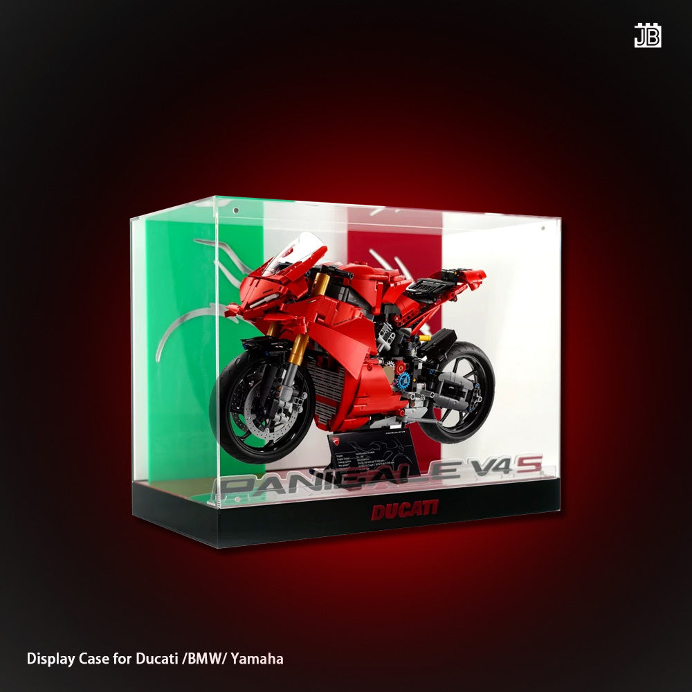 【Premium】Display Case For LEGO 42159 Yamaha / 42202 Ducati / 42130 BMW