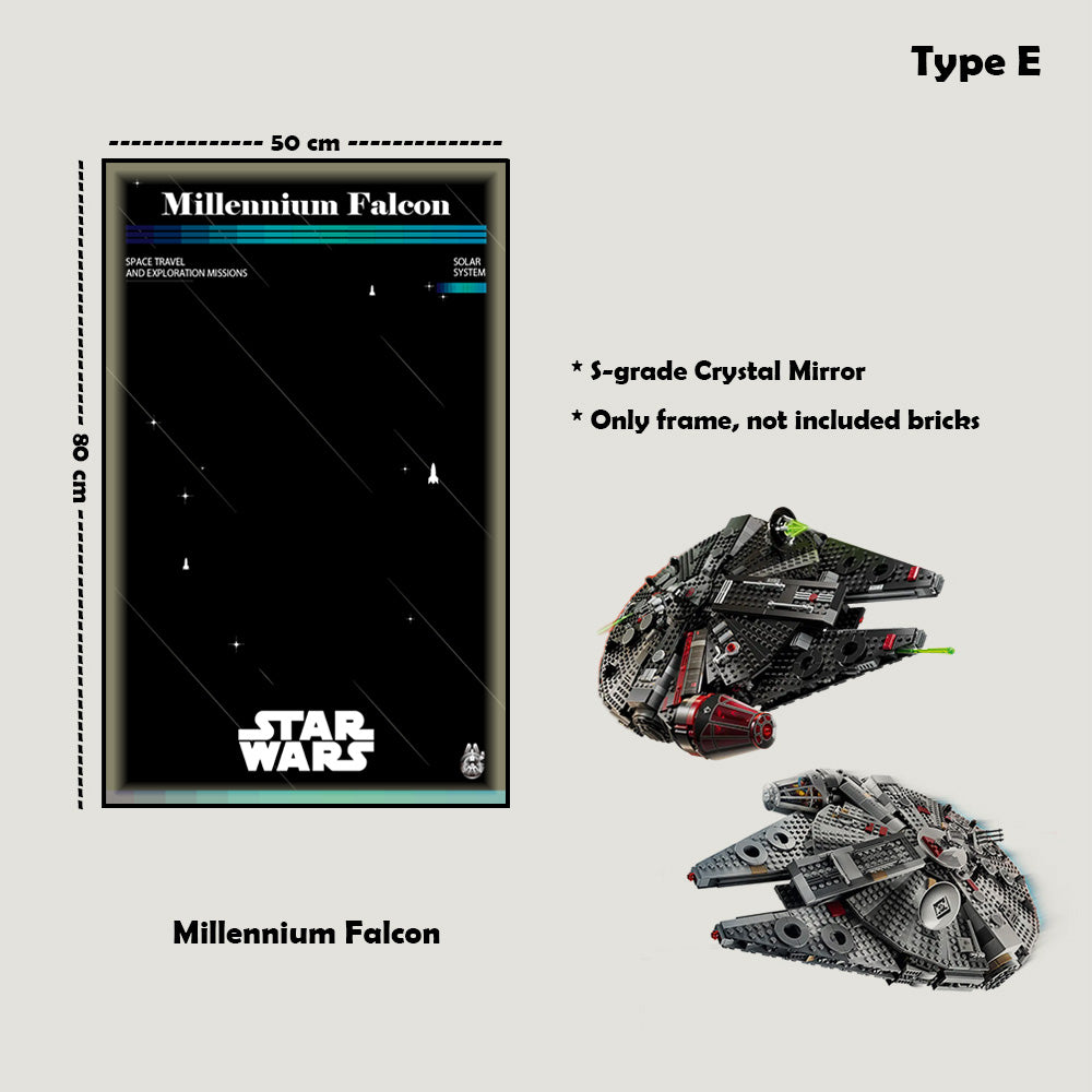 Display Frame For LEGO® Star Wars™ Millennium Falcon™ 75389/75257/75105