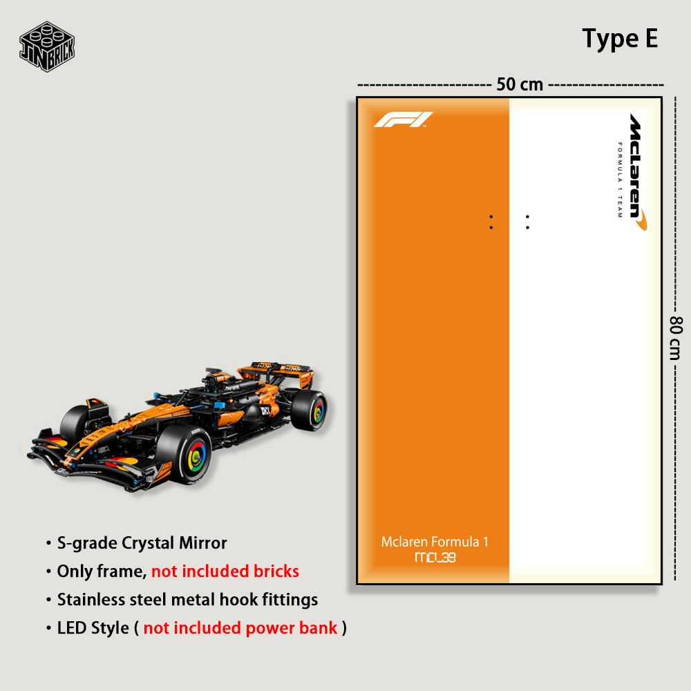 Display frame For LEGO® Technic™ 42228 McLaren MCL39 F1® Car