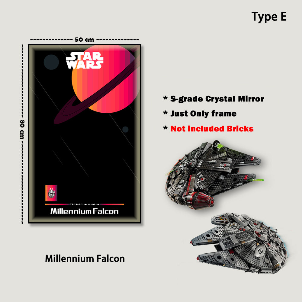 Display Frame For LEGO® Star Wars™ Millennium Falcon™ 75389/75257/75105