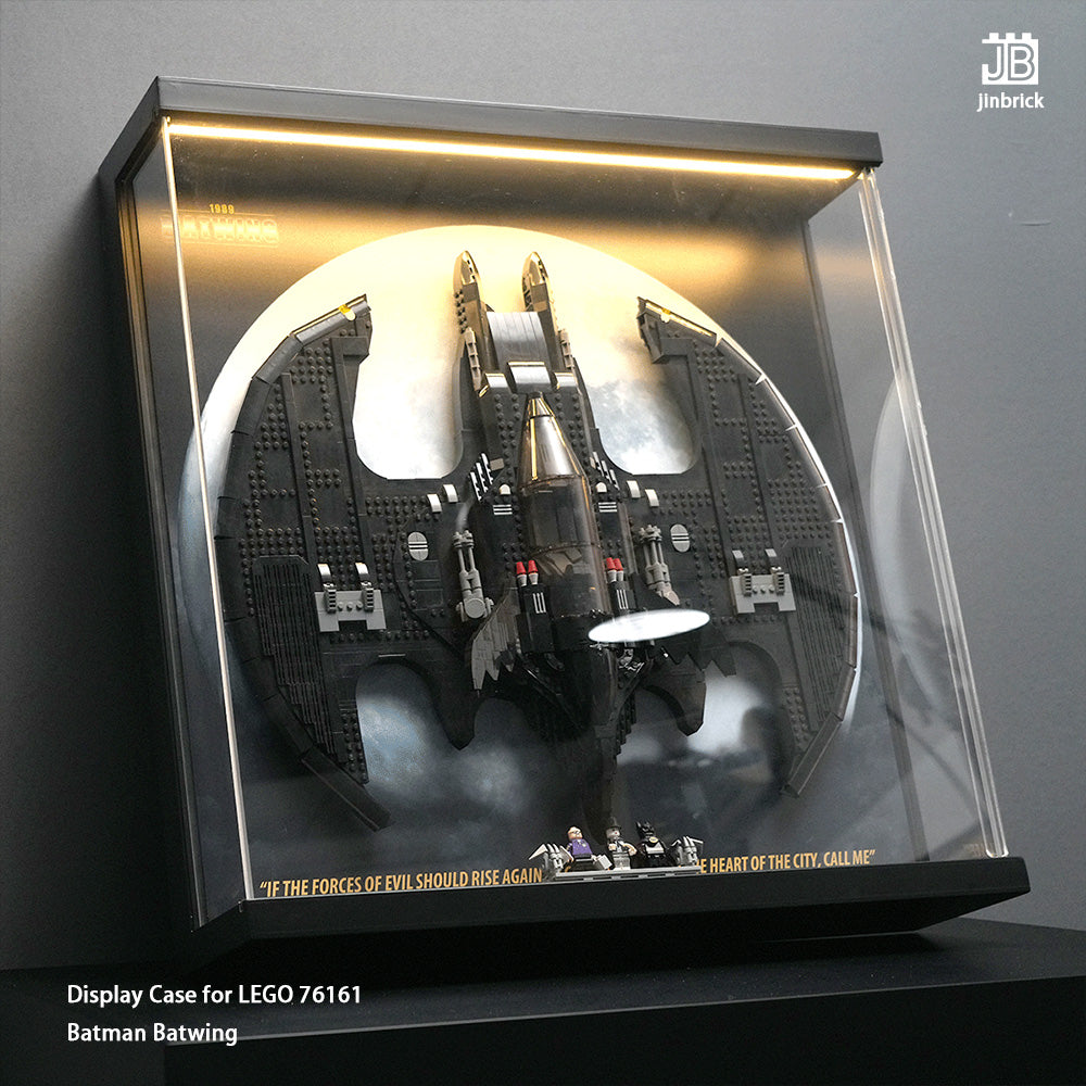 【Premium】Lighting Display Case for LEGO 76161 Batman Batwing