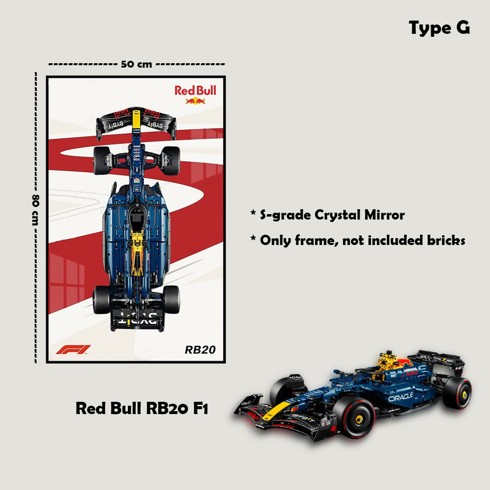 Frame for LEGO® 42206 Red Bull Racing RB20 F1