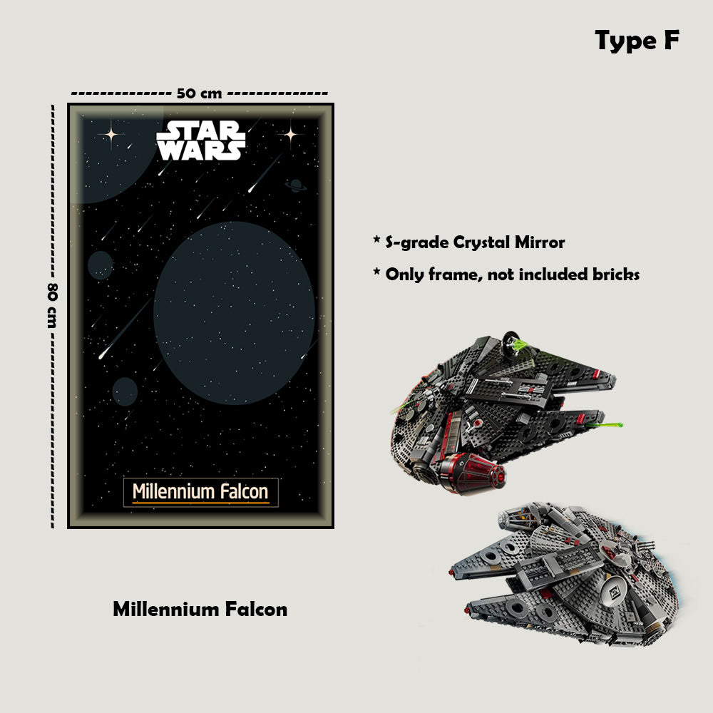 Display Frame For LEGO® Star Wars™ Millennium Falcon™ 75389/75257/75105