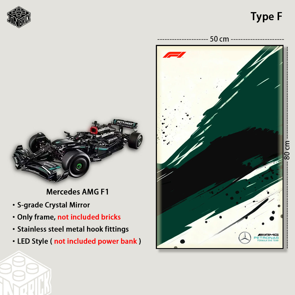 Display Frame for LEGO® Technic 42171 Mercedes-AMG F1 W14 E