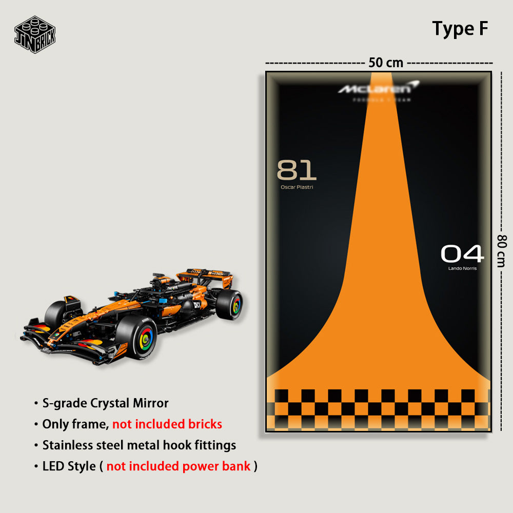 Display frame For LEGO® Technic™ 42228 McLaren MCL39 F1® Car