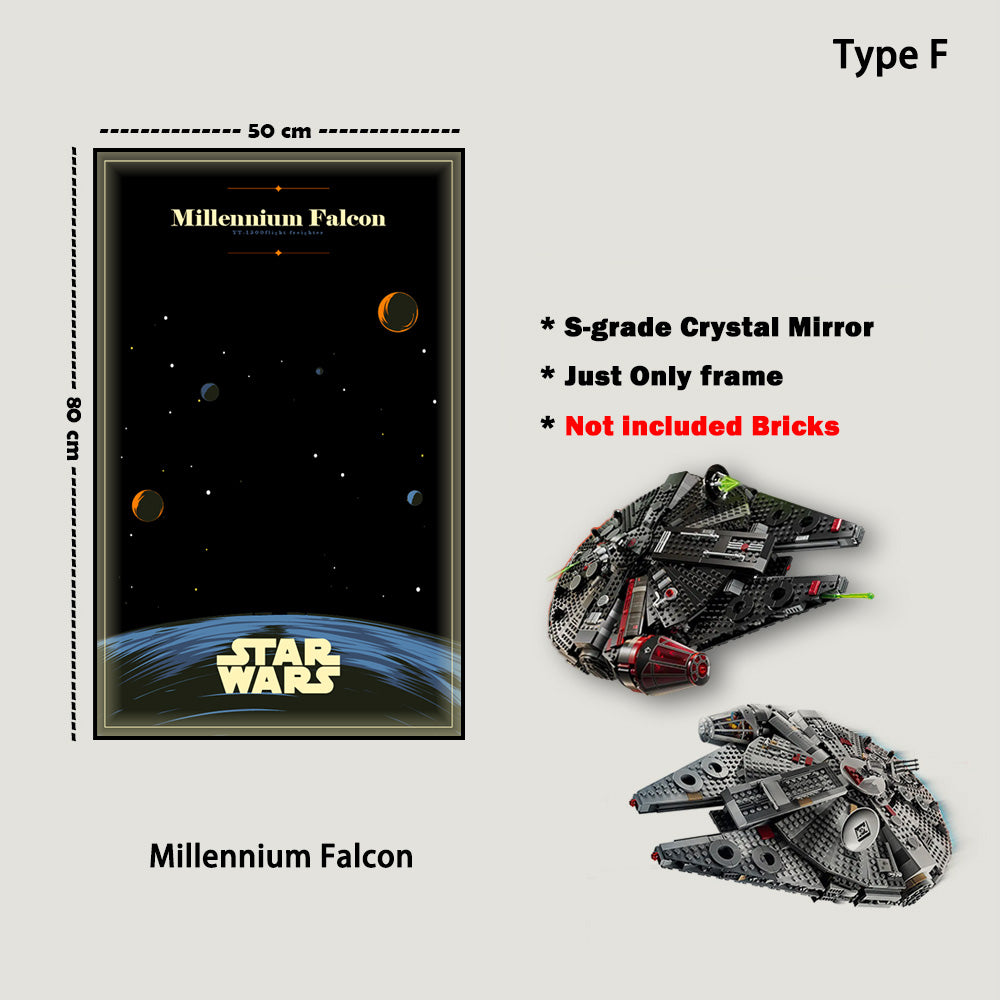 Display Frame For LEGO® Star Wars™ Millennium Falcon™ 75389/75257/75105