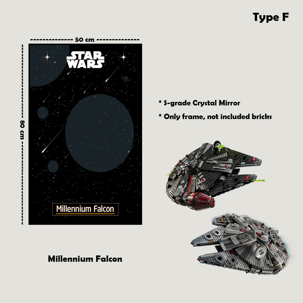 Display Frame For LEGO® Star Wars™ Millennium Falcon™ 75389/75257/75105