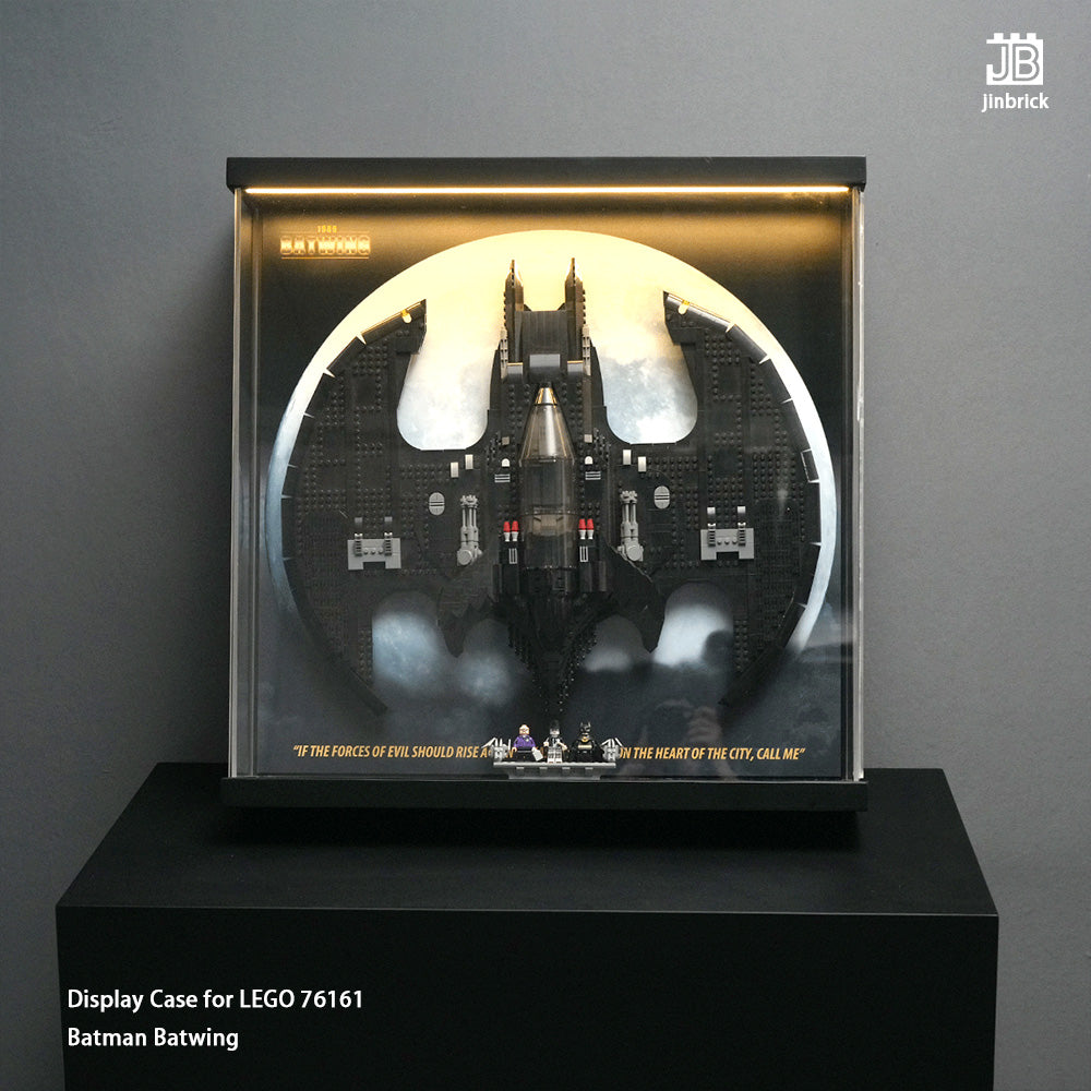 【Premium】Lighting Display Case for LEGO 76161 Batman Batwing