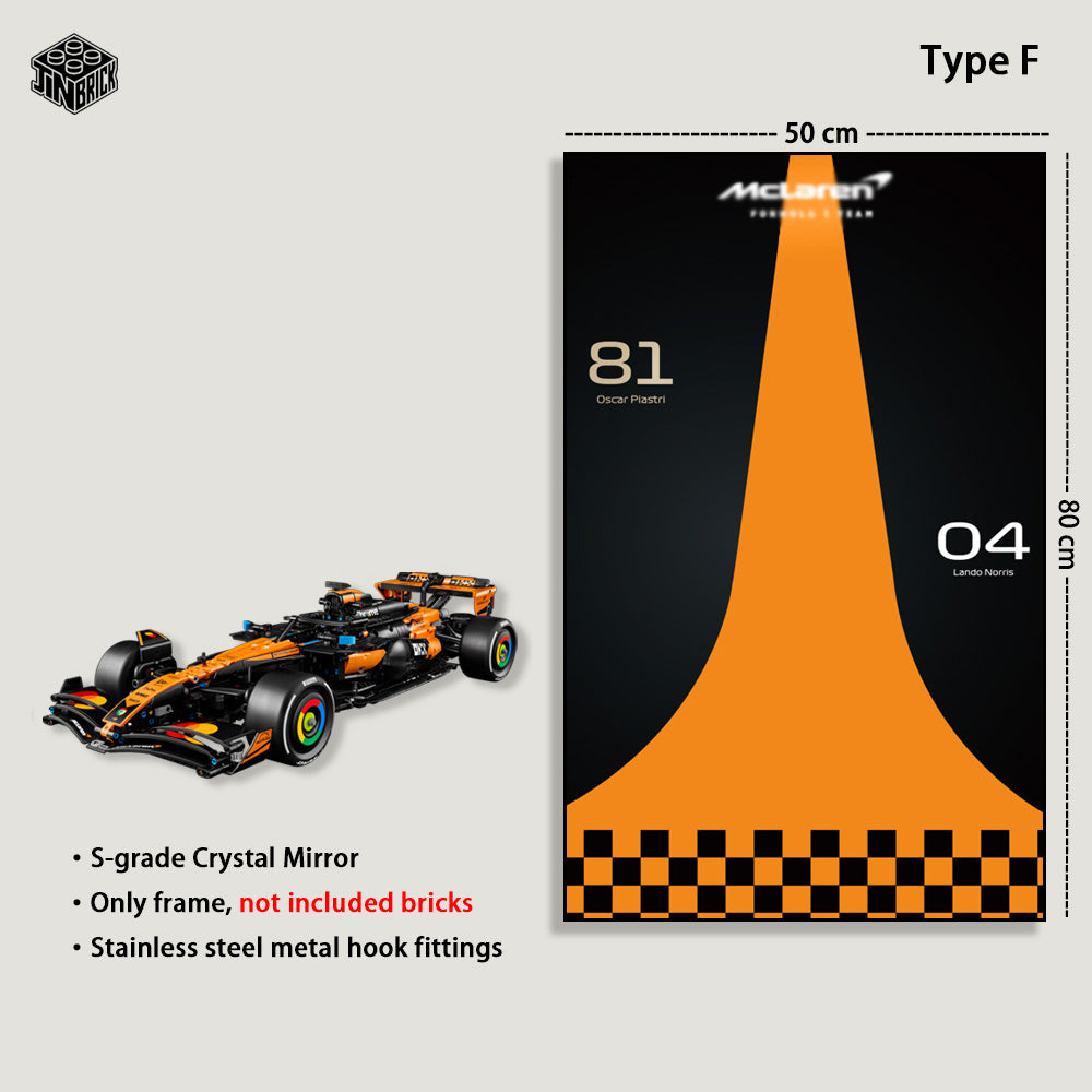 Display frame For LEGO® Technic™ 42228 McLaren MCL39 F1® Car