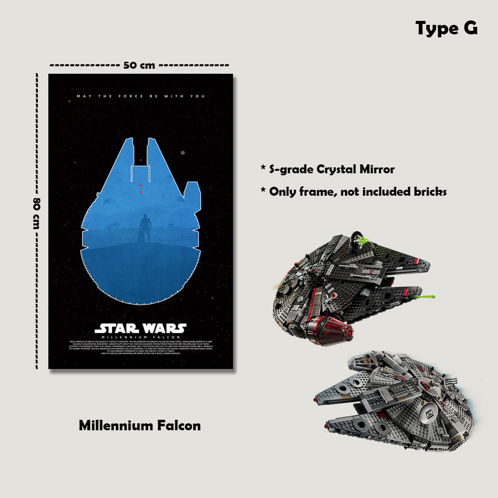 Display Frame For LEGO® Star Wars™ Millennium Falcon™ 75389/75257/75105