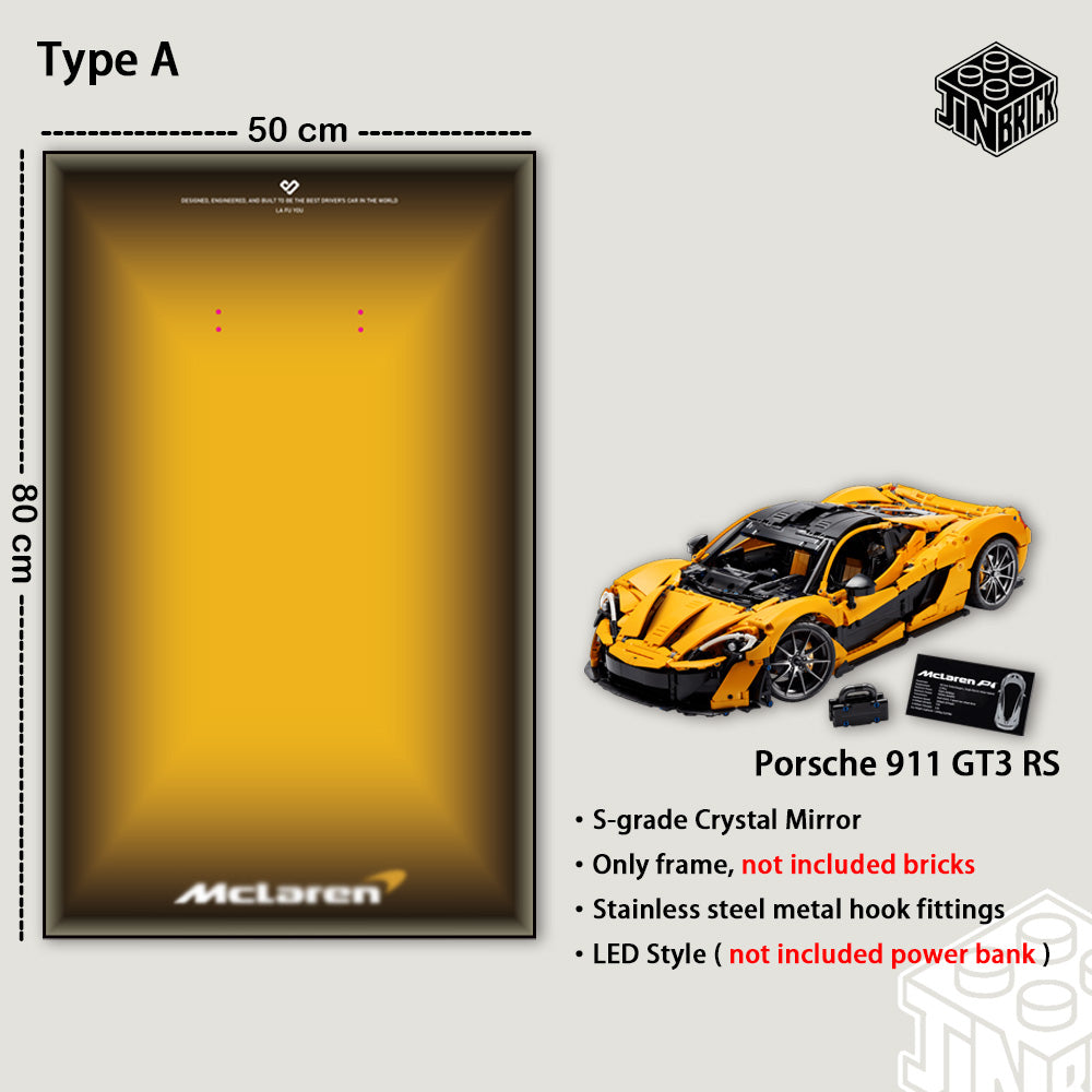 Display Wall Frame for LEGO® Technic 42172 McLaren P1
