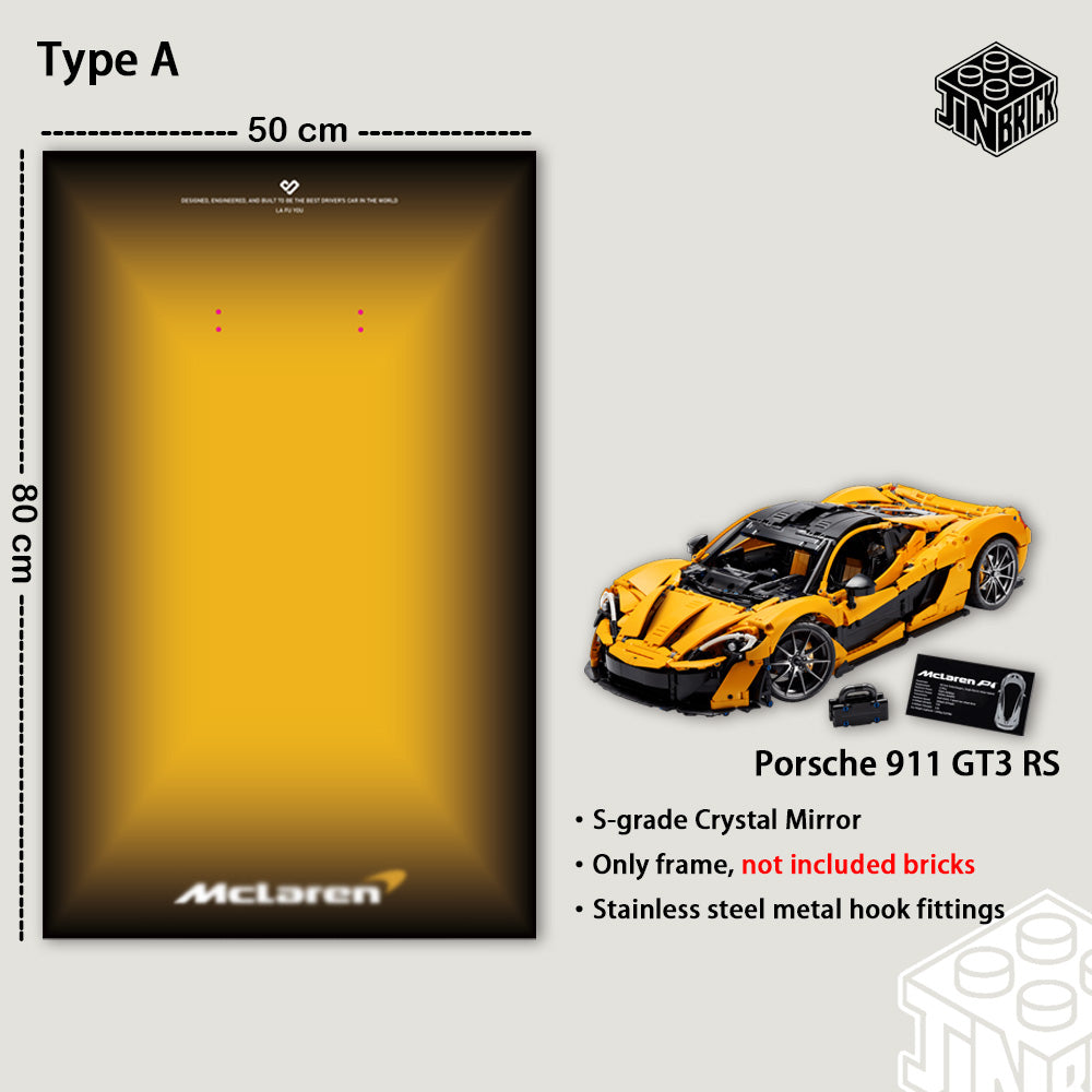 Display Wall Frame for LEGO® Technic 42172 McLaren P1