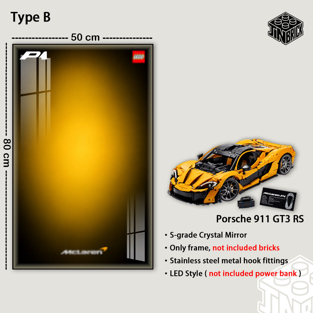 Display Wall Frame for LEGO® Technic 42172 McLaren P1