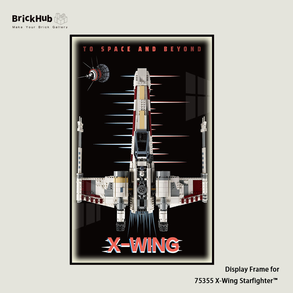 Display Frame For 75355 MATERIAL LEGO® Star Wars™ UCS X-Wing Starfighter™