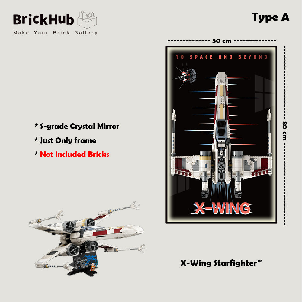 Display Frame For 75355 MATERIAL LEGO® Star Wars™ UCS X-Wing Starfighter™