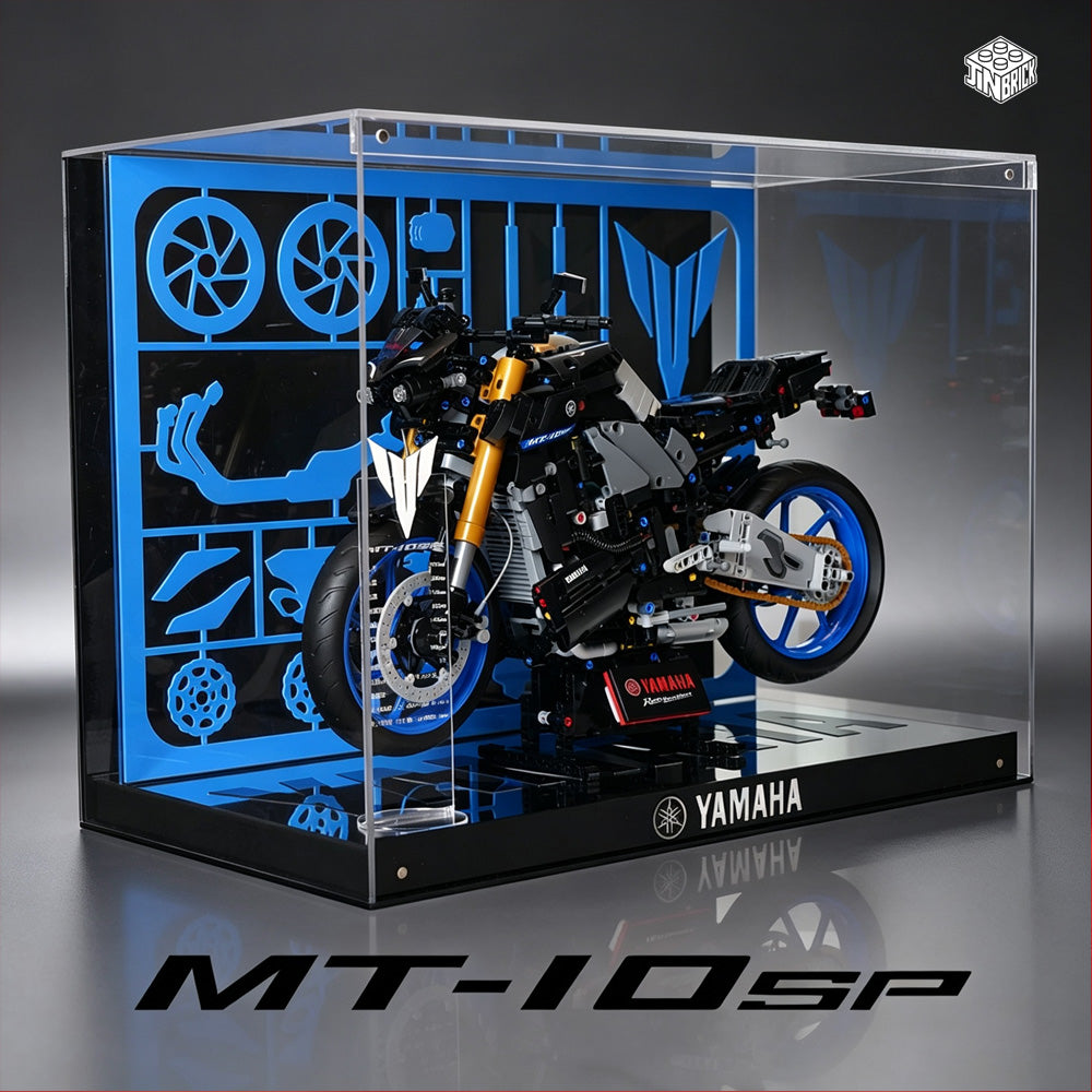 【Premium】LED Display Case For LEGO 42159 Yamaha / 42202 Ducati / 42130 BMW