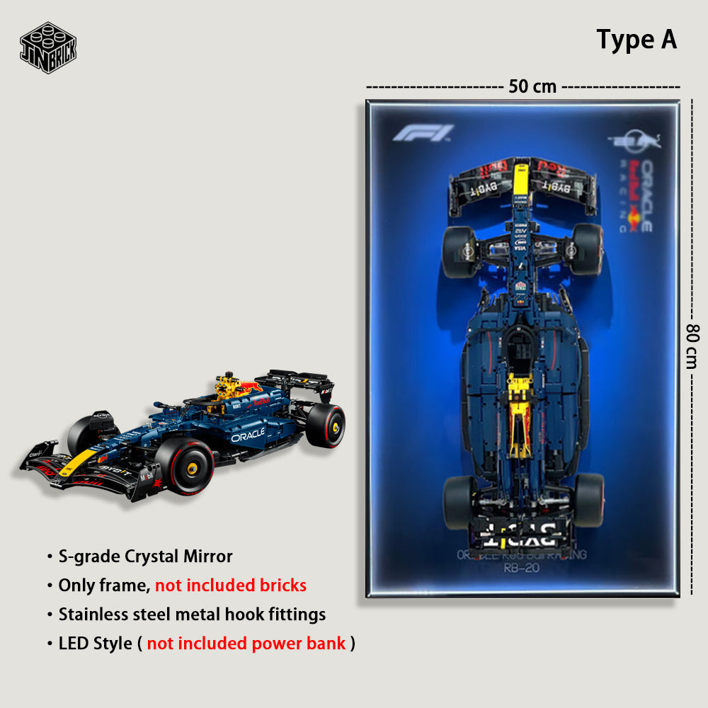 Display Frame for LEGO® Technic 42206 Oracle Red Bull Racing RB20 F1