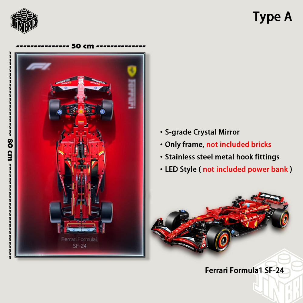 Display Frame for LEGO® F1 Technic 42207 Ferrari SF24