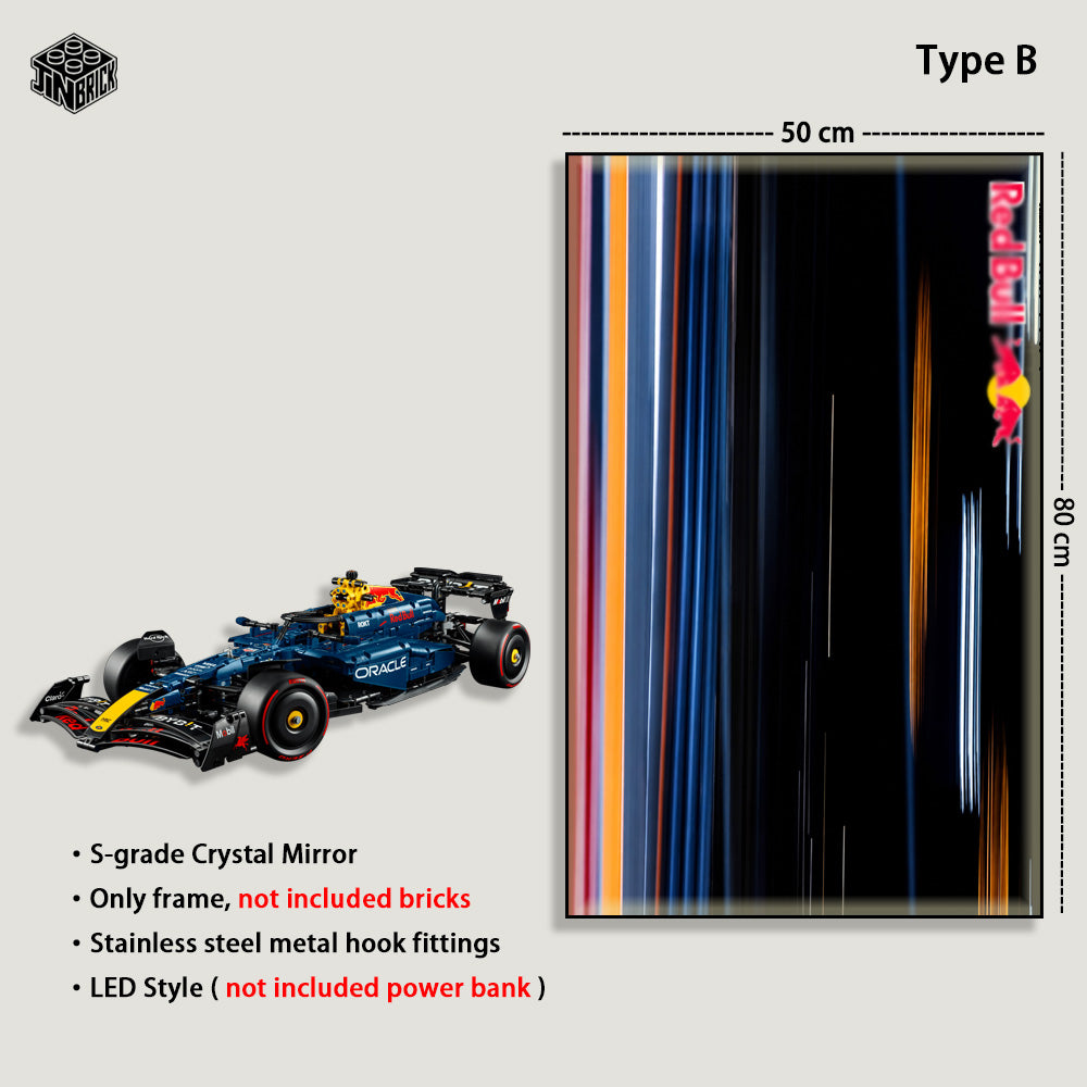 Display Frame for LEGO® Technic 42206 Oracle Red Bull Racing RB20 F1