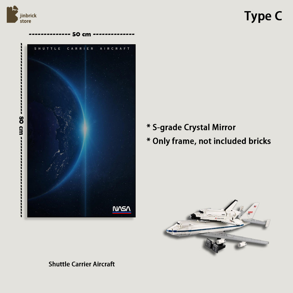 Wall Display for 10360 LEGO®NASA Shuttle Carrier Aircraft