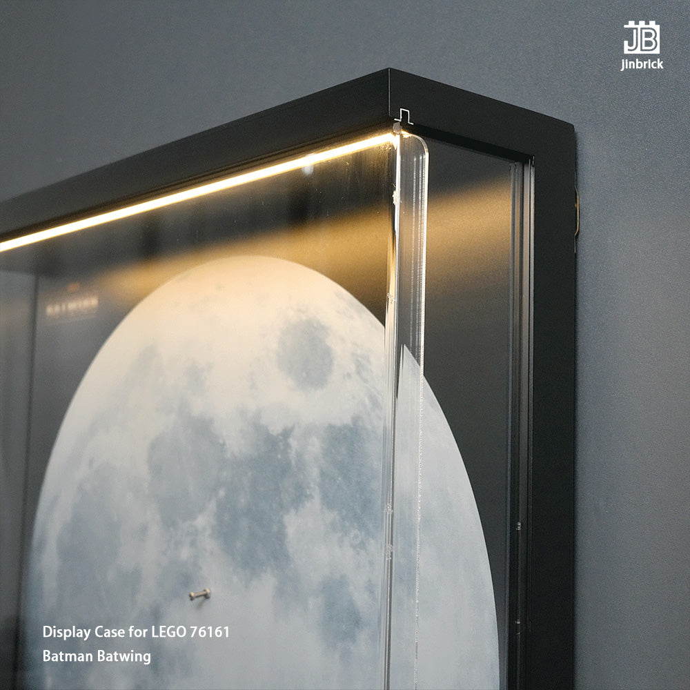 【Premium】Lighting Display Case for LEGO 76161 Batman Batwing