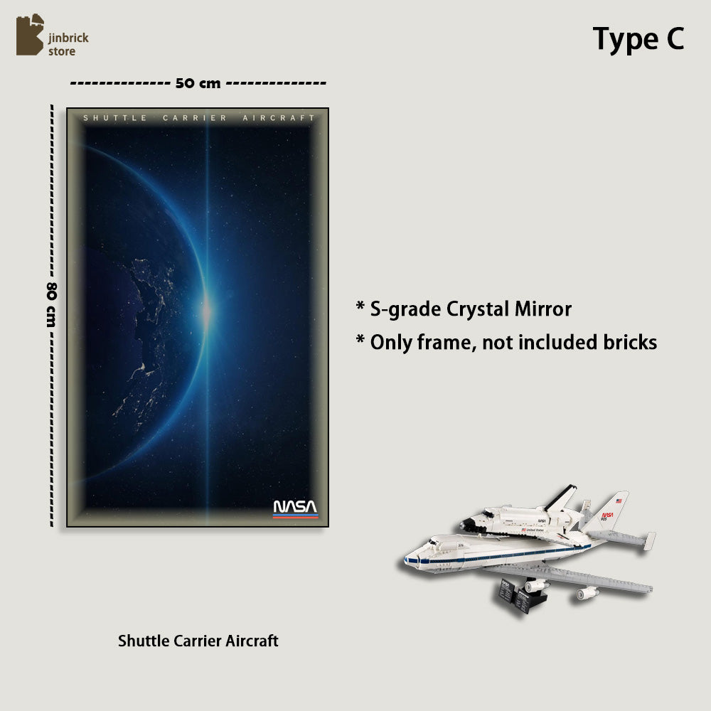 Wall Display for 10360 LEGO®NASA Shuttle Carrier Aircraft