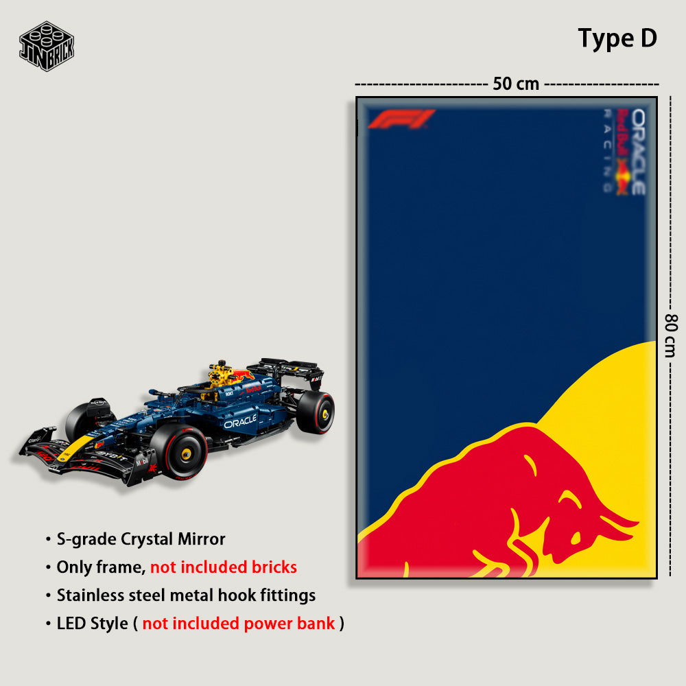 Display Frame for LEGO® Technic 42206 Oracle Red Bull Racing RB20 F1